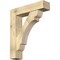 Ekena Millwork Olympic Block Rough Sawn Bracket w/ Offset Brace, Douglas Fir, 8"W x 34"D x 40"H BKT0806X34X40OLY05RDF - alternate 1